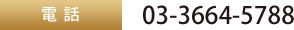 電話 03-3664-5788